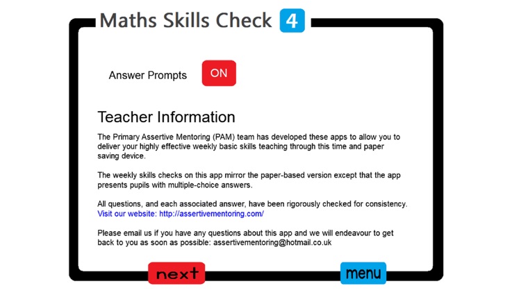 PAM Maths Skills Check 4 screenshot-7