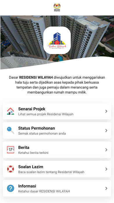 How to cancel & delete Residensi Wilayah from iphone & ipad 1