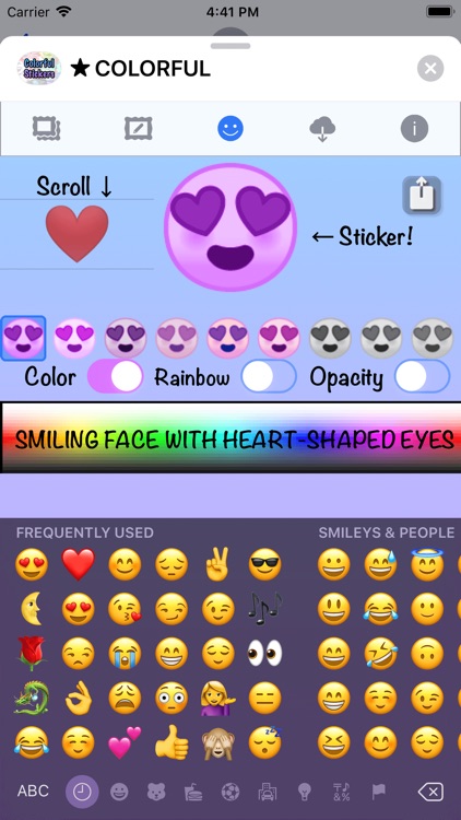 Colorful Stickers and Emoji screenshot-5