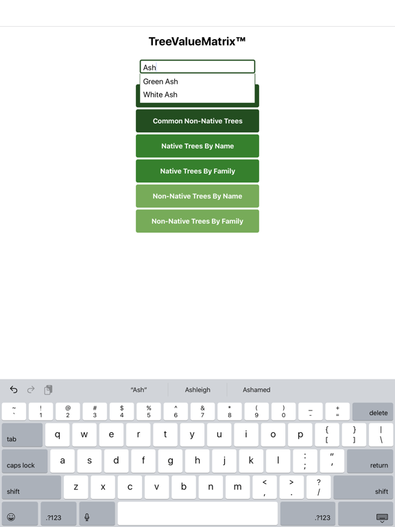 Screenshot #5 pour TreeValueMatrix