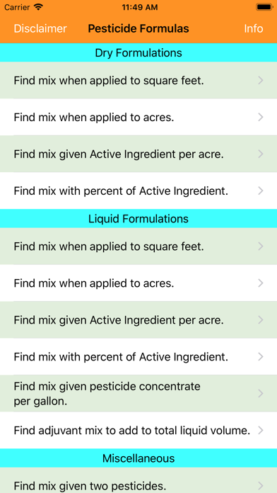 How to cancel & delete Pesticide Formulas from iphone & ipad 1