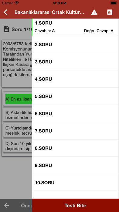How to cancel & delete Yurtdışı öğretmenlik Sınavı from iphone & ipad 3