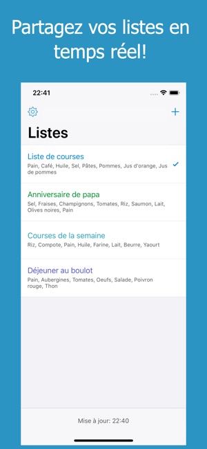 Shoppylist Liste De Courses Dans L App Store