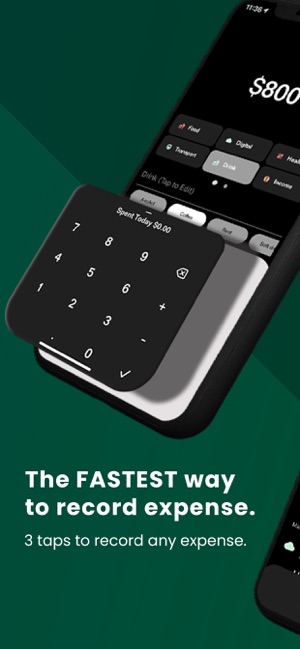 Superfast expense tracker