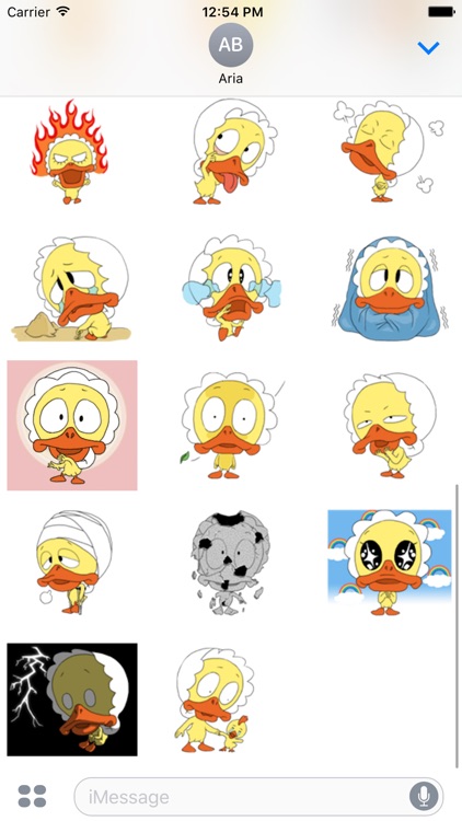 Funny Little Duck Sticker