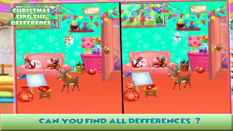 Christmas Find Difference Game by Oddvar Vestein