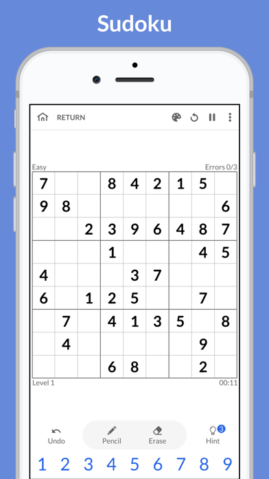 Paper Brain - Sudoku, puzzles screenshot 2