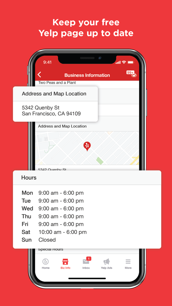 Yelp for Business Owners App for iPhone Free Download
