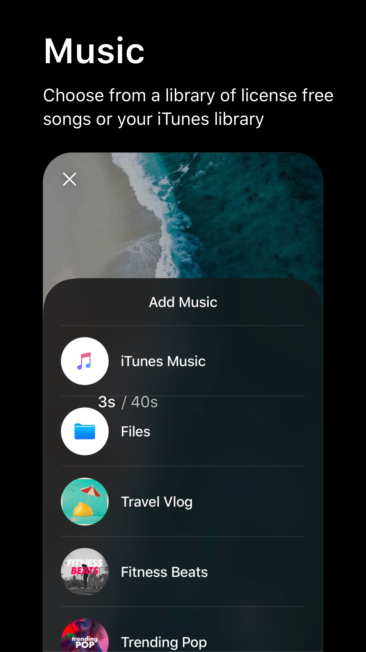 Screenshot do app Spark Camera & Video Editor