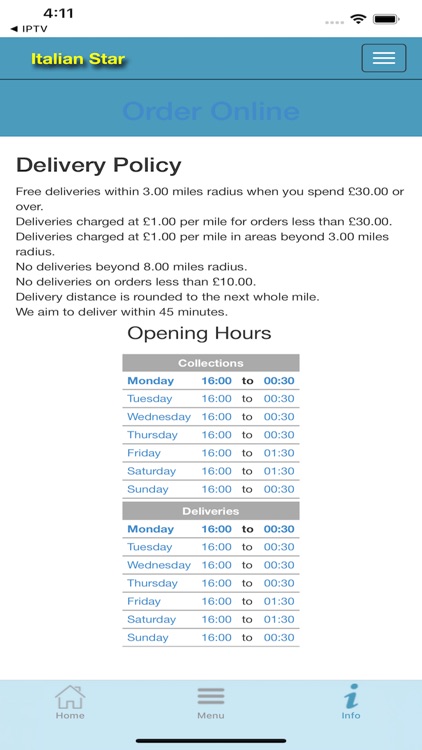 Italian Star Blackpool