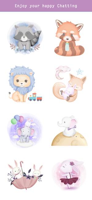 Fairytale Baby Animal Stickers(圖5)-速報App