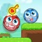 Red and Blue: Ball Heroes - a lively and beautiful platform game suitable for everyone
