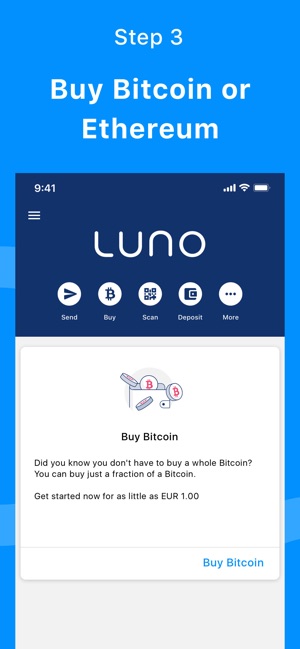 Luno Bitcoin Cryptocurrency Im App Store - 