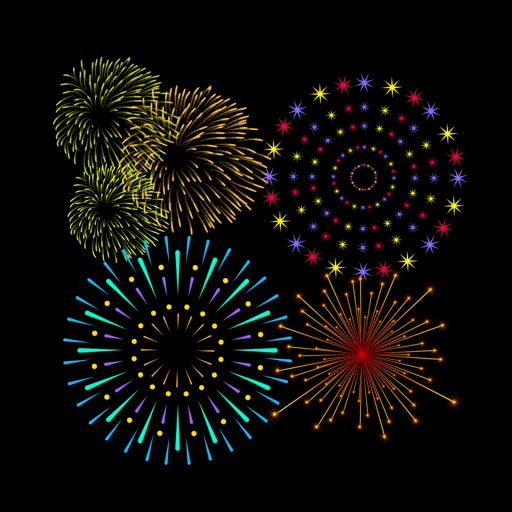 Animated Fireworks 2020 Party icon