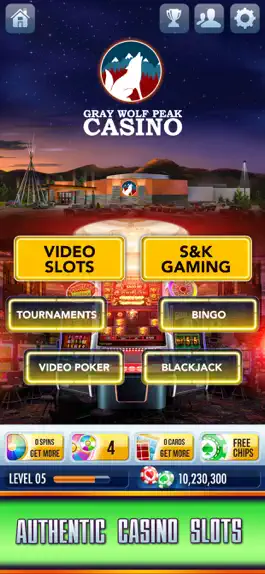 Game screenshot Gray Wolf Peak Casino Slots mod apk