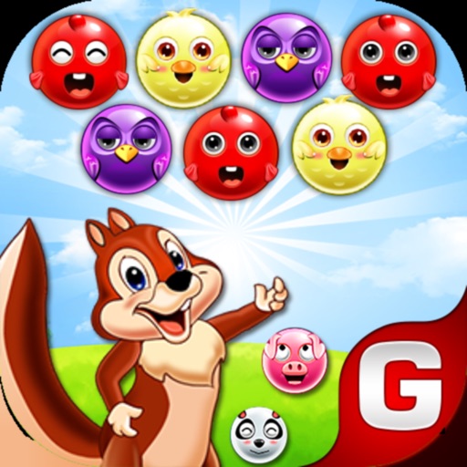 Bubble Shooter Squirrel POP iOS App