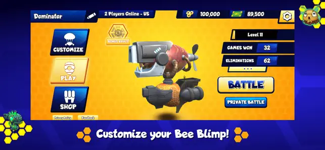 Battle Bees Royale, game for IOS