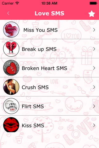 Beautiful Love SMS and Likee - náhled