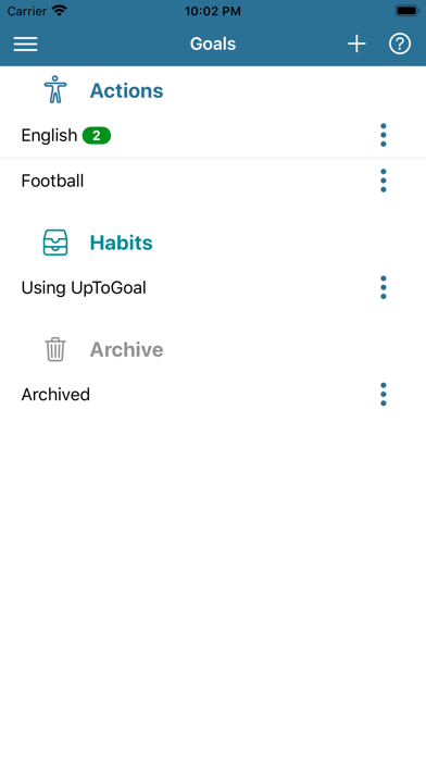 UpToGoal: Goal & Habit Tracker screenshot 4