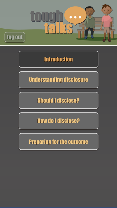 How to cancel & delete Tough Talks: HIV Disclosure from iphone & ipad 1