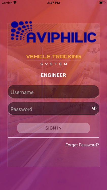 Engineer Vehicle Tracking