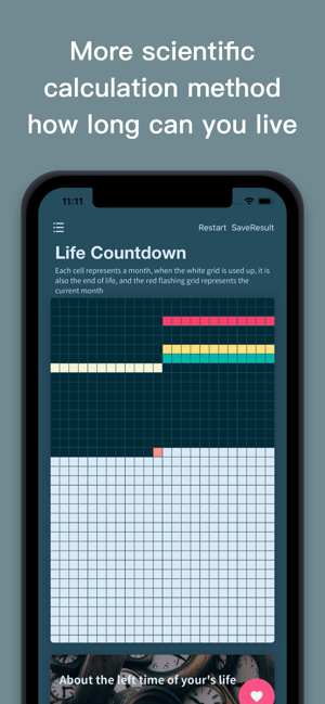 Life left - the countdown app