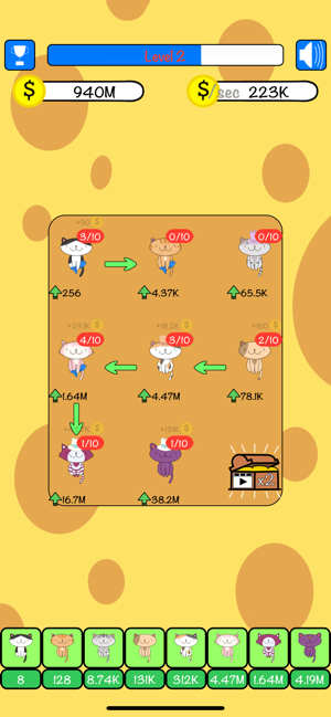 Combo Cats: Upgrade & Combine(圖5)-速報App