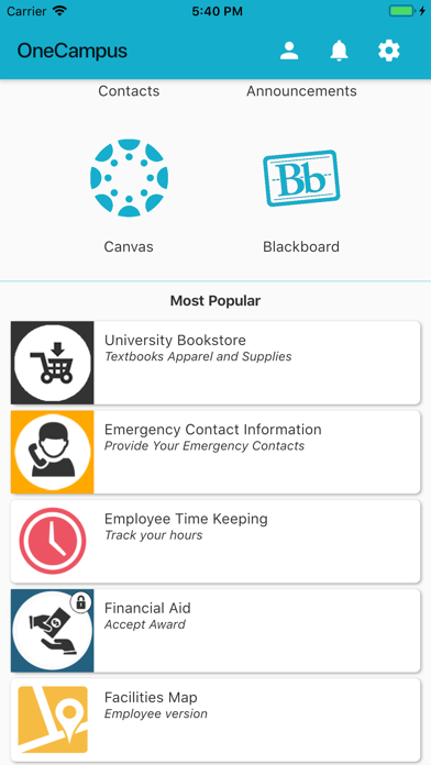OneCampus App screenshot 2