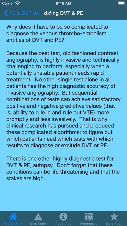 PE & DVT dx tool screenshot-5