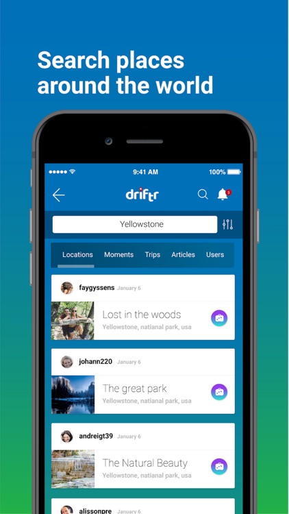 Driftr: Social travel platform screenshot-3