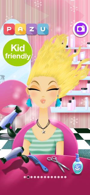 Girls Hair Salon - Kids games