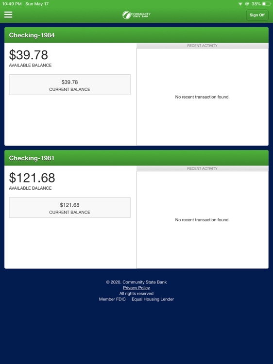 CSB FL Mobile Money for iPad