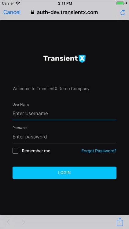 TransientAccess Client