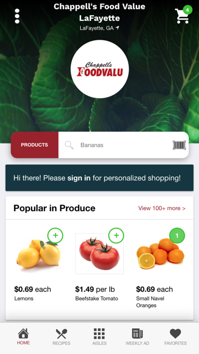 How to cancel & delete Chappell's Food Valu from iphone & ipad 1