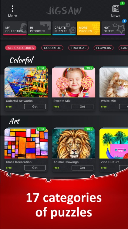 Jigsaw Puzzle Collection HD screenshot-7