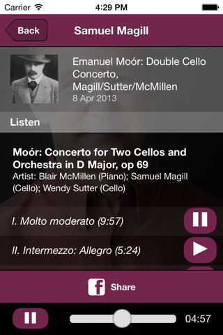 Samuel Magill, Cellist screenshot 3