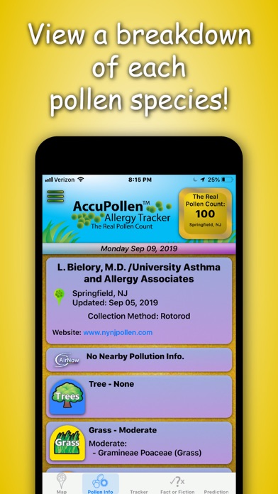 AccuPollen™ Allergy Tracker screenshot 2
