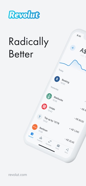 Revolut Radically Better On The App Store - iphone screenshots