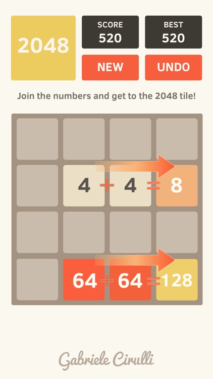 2048 by Gabriele Cirulli