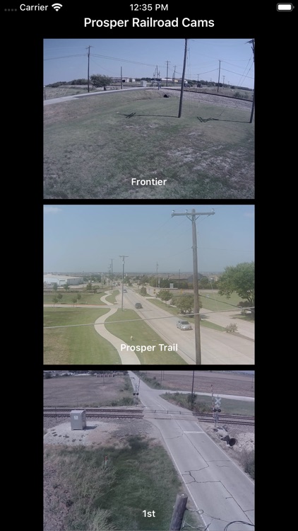 Prosper Railroad Cams