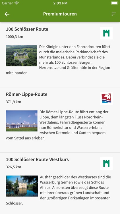 Tourenplaner Münsterland