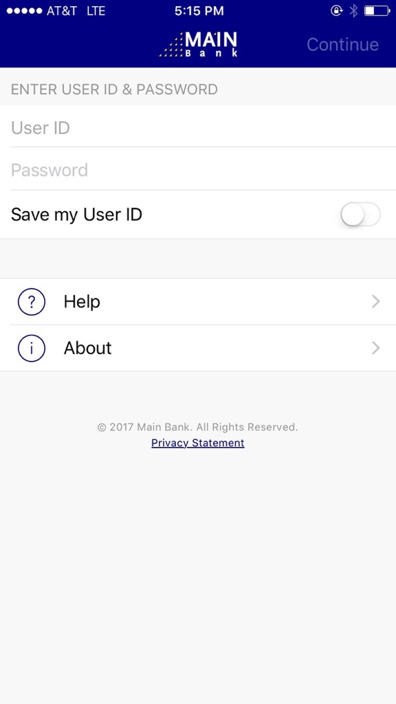 【图】Main Bank Mobile(截图1)