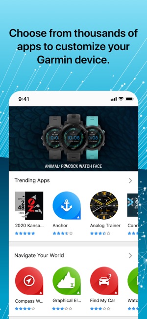 garmin watch app store