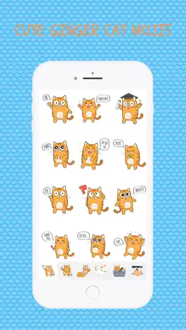 Game screenshot Ginger Cat Fun Emoji Stickers apk