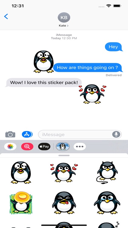 Penguin Emoji Stickers