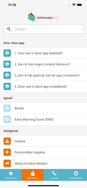 Zakkaartjes App