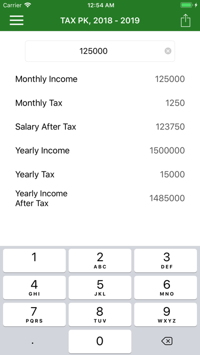 Income Tax Calculator PK screenshot 3