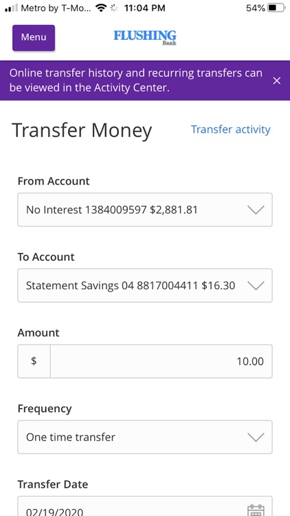 Flushing Bank Mobile Banking screenshot-3