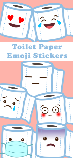 Toilet Paper Emoji Stickers(圖1)-速報App