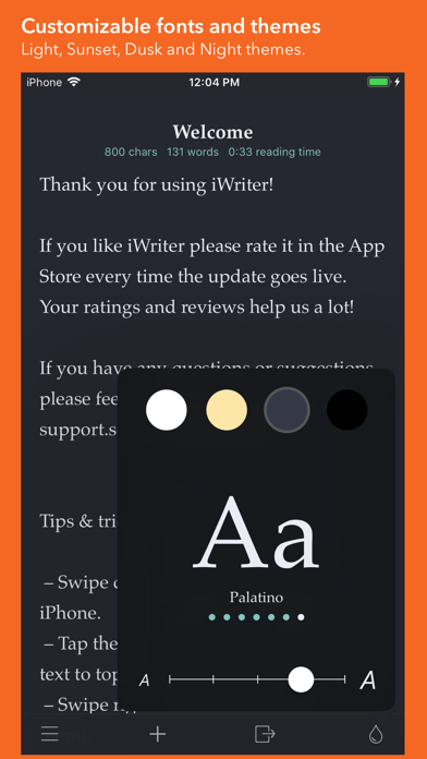 iWriter Screenshot 4